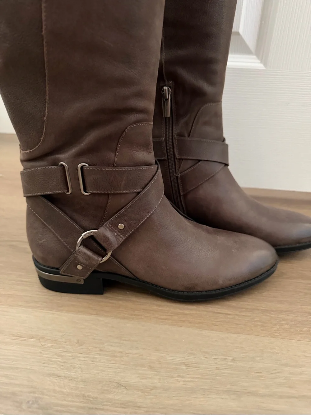 Vince Camuto Tall Brown Over-the-Knee Riding Boots